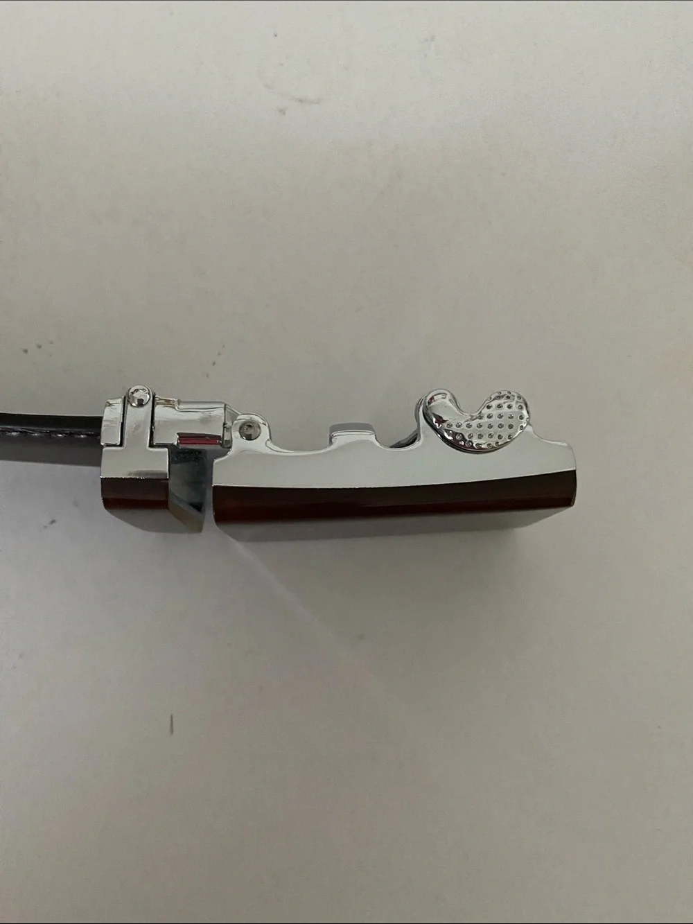 Mission Men's Brown Leather Adjustable Dress Belt with Brown and Silver Buckle